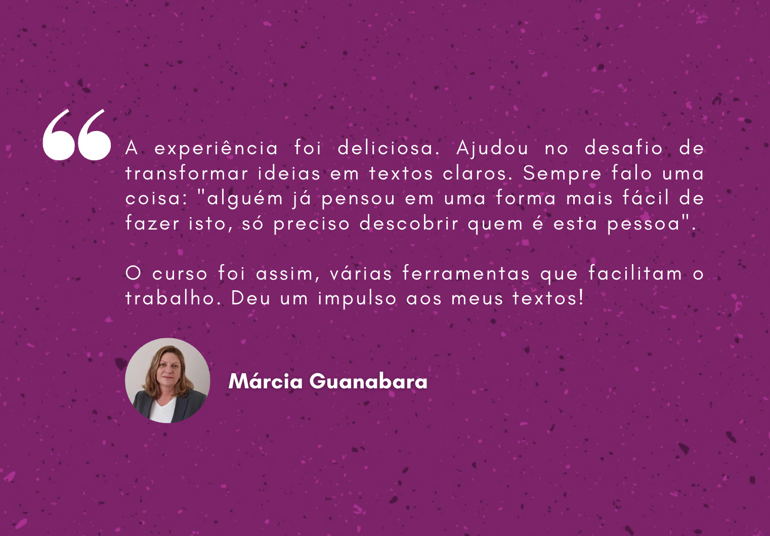 - Depoimento curso textos inspiradores_Laíze Damasceno